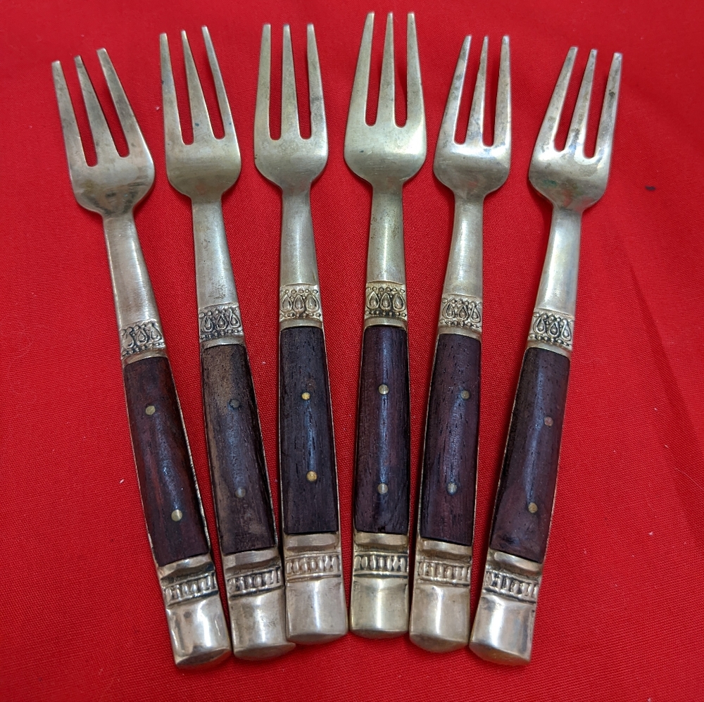 Vintage appetizer forks and spoons
